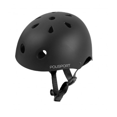 CASQUE VELO CITY ADULTE POLISPORT URBAN PRO NOIR TAILLE 55-58 SYSTEM QUICK LOCK